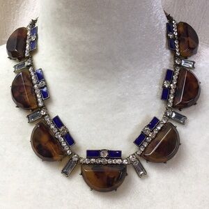 Bauble Bar Faux tortoise statement necklace